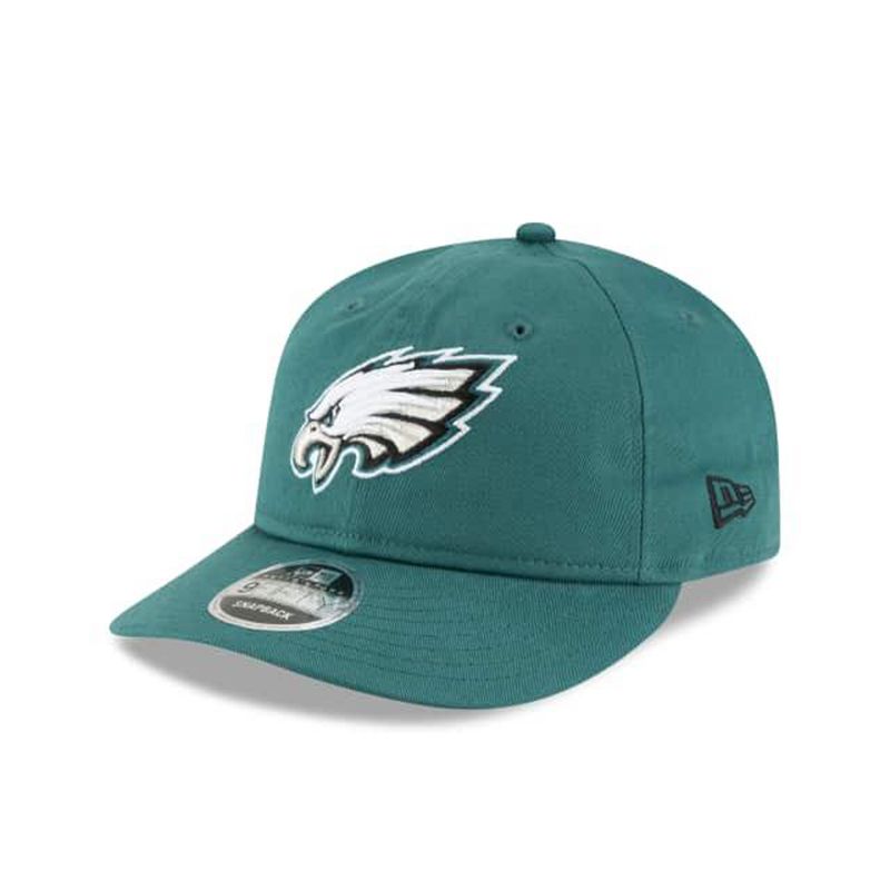 NFL Philadelphia Eagles Team Choice Retro Crown 9Fifty Snapback (BBU6368) - Green New Era Caps